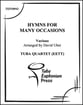 Hymns for Many Occasions Tuba Quartet EETT P.O.D. cover